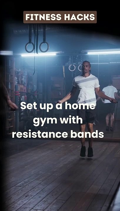 Stay fit without the need for bulky equipment. #HomeWorkout #Fitness