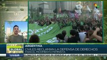 Feministas argentinas marcharán en defensa de sus derechos