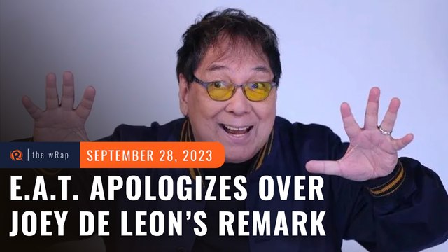 'E.A.T' apologizes to MTRCB over Joey de Leon's 'lubid' remark
