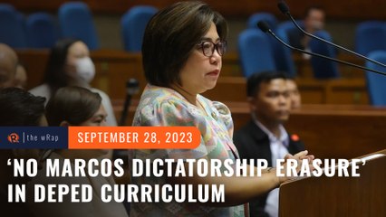 DepEd insists Marcos dictatorship not being erased from new curriculum 