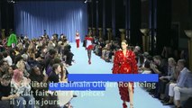 Fashion week: Olivier Rousteing présente sa collection pour Balmain