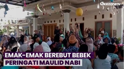 Download Video: Unik, Emak-Emak di Madura Berebut Bebek dan Alat Dapur Peringati Maulid Nabi