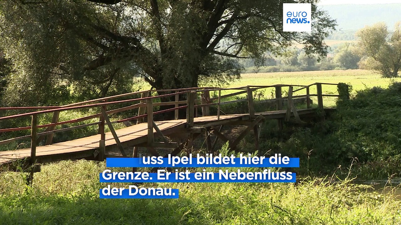 Illegale Migration an der Grenze zwischen Ungarn und der Slowakei