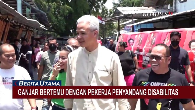 Bertemu Pekerja Penyandang Disabilitas, Ganjar Pranowo Bahas Pentingnya Kuota Pekerjaan