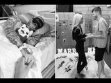 Ben Cull proposes to girlfriend in heartwarming scenes in hospital as he’s treated for rare cancer