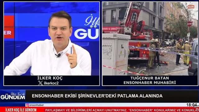Şirinevler'de doğalgaz patlaması: Ensonhaber ekibi olay yerinde