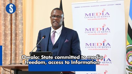 Owalo: State committed to media freedom, access to Information