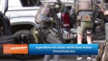 Jugendliche mit Softair-Waffe lösen Polizei-Grosseinsatz aus