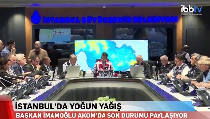 Son Dakika! Ekrem İmamoğlu: İstanbul'da etkili olan yağış pazartesi gününe kadar devam edecek