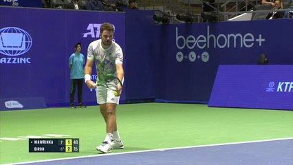 Astana - Wawrinka, trois tie-breaks et puis s'en va
