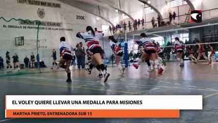 El Voley Quiere Llevar Una Medalla Para Misiones