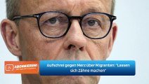Aufschrei gegen Merz über Migranten: 