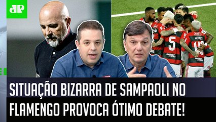 "É UMA BAGUNÇA! E MAIS GRAVE do que o Sampaoli ainda estar no Flamengo é..." VEJA DEBATE!