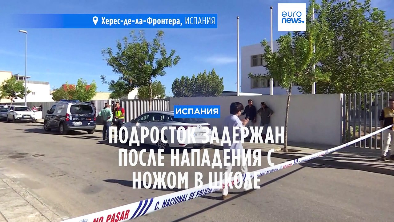 Подросток напал с ножом на учителей и учащихся...