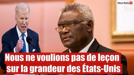 Les Îles Salomon résistent au « charme » de Biden