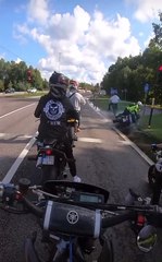 Un flic coupé par un autre automobiliste