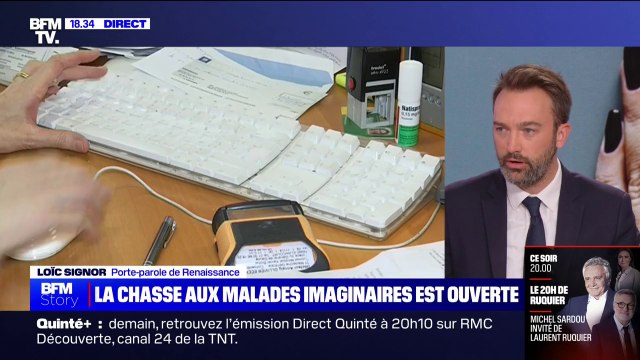 Arrêts maladie: Limiter à moins de trois jours l'arrêt quand on est en téléconsultation permet d'éviter quelques abus , pour Loïc Signor (porte-parole de Renaissance)