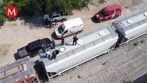 Migrantes mantienen vivo el sueño americano, duermen en vías del tren en Coahuila