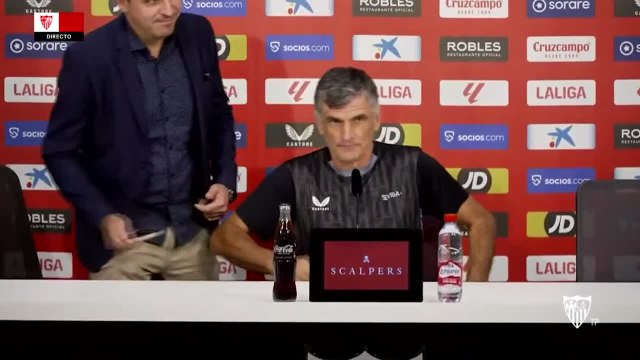 Rueda de prensa de Mendilibar previa al Barcelona