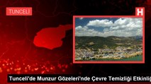 Tunceli'de Munzur Gözeleri'nde Çevre Temizliği Etkinliği