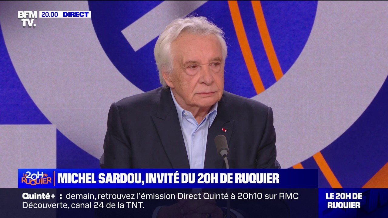 Michel Sardou est "très heureux" de retrouver son public dans le cadre de sa tournée "Je me souviens d'un adieu"