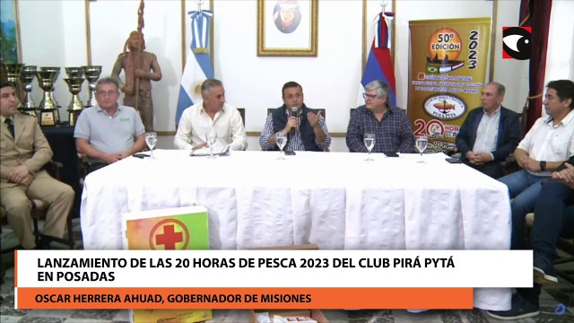 “Es una magnífica oportunidad para mostrar cómo la sociedad convive con el ambiente”, señaló el gobernador durante el lanzamiento de las 20 horas de Pesca del Club Pirá Pytá _1
