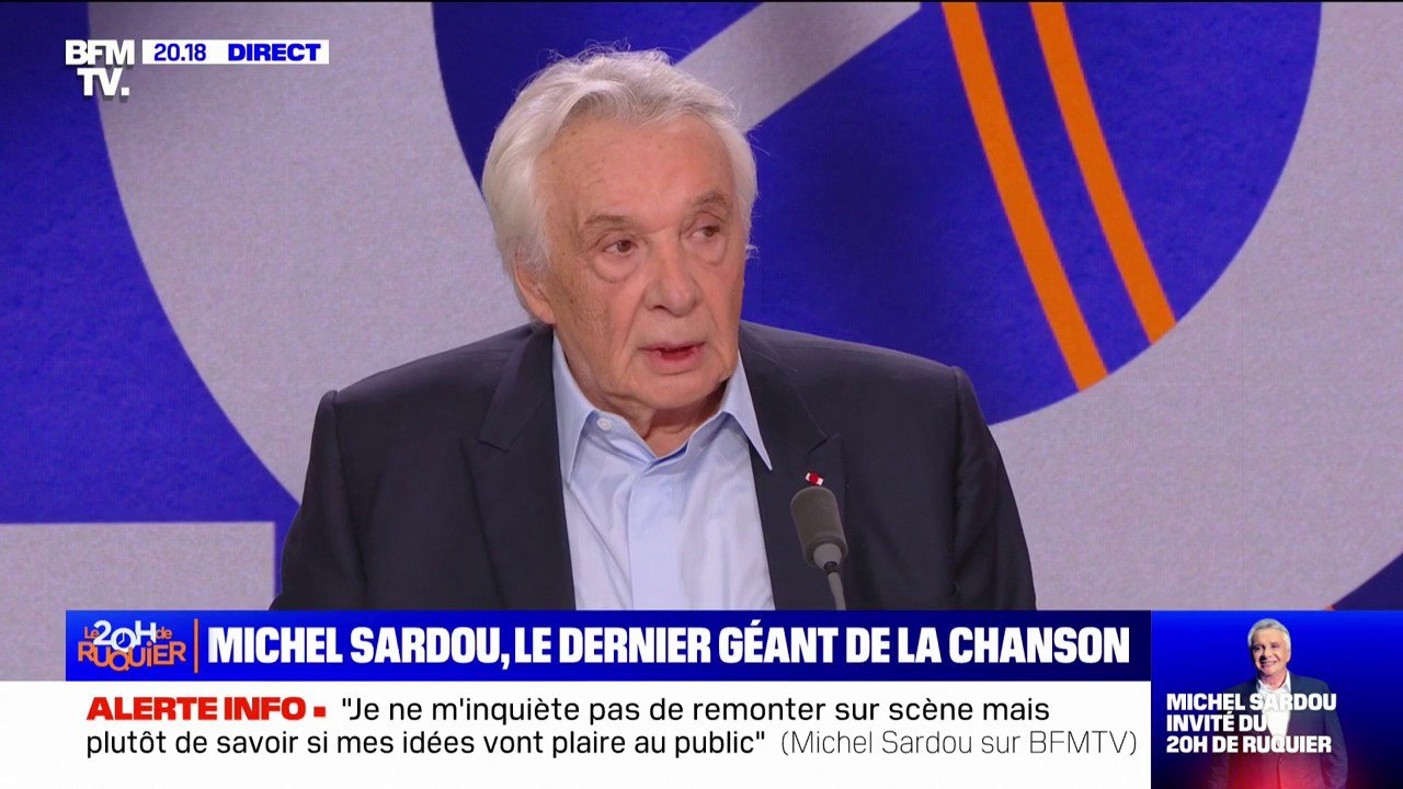 Michel Sardou sur la crise migratoire: "Le pape François parle avec l'évangile, il est obligé de citer la charité, la bonté, l'accueil (...) un moment donné, on ne peut pas accueillir toute la misère du monde"