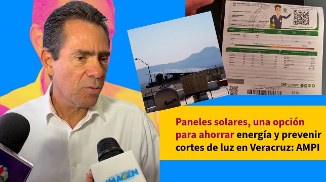 Paneles solares, una opción para ahorrar energía y prevenir cortes de luz en Veracruz: AMPI