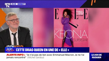 LE TROMBINOSCOPE - Keiona, première drag queen à faire la couverture du magazine "Elle" en France