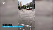 Catastrophic flooding in Istanbul, Turkey