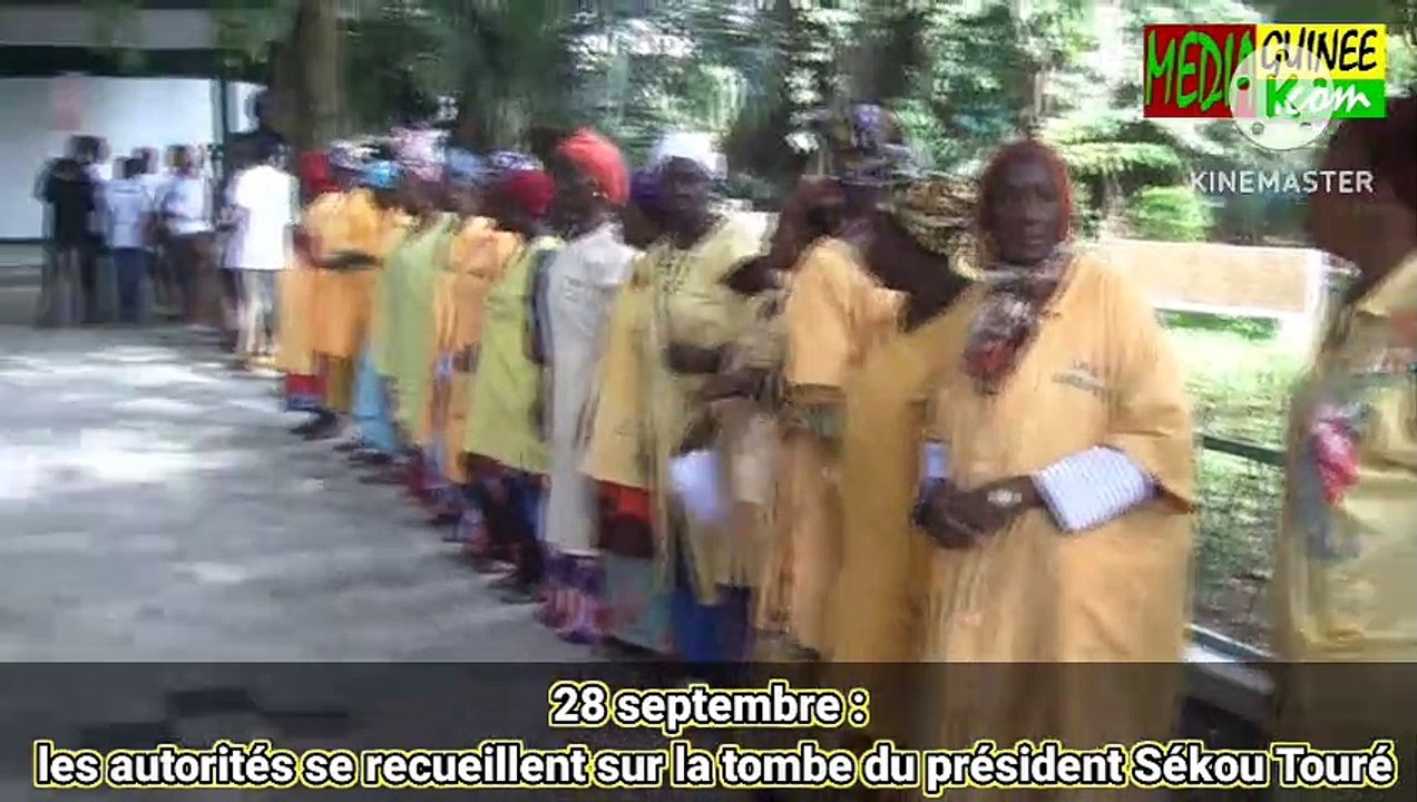 28 septembre : les autorités se recueillent sur la tombe du président Sékou Touré