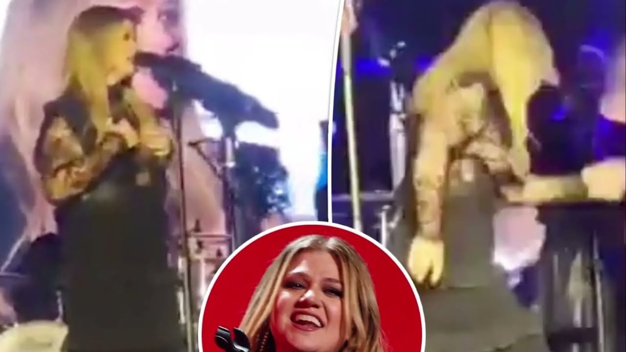 Kelly Clarkson ran off stage mid-concert after her breast was ‘showing’