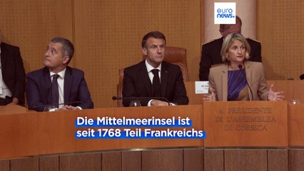 Macron schlägt mehr Eigenständigkeit für Korsika vor