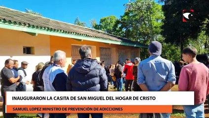 Inauguraron la Casita de San Miguel del Hogar de Cristo