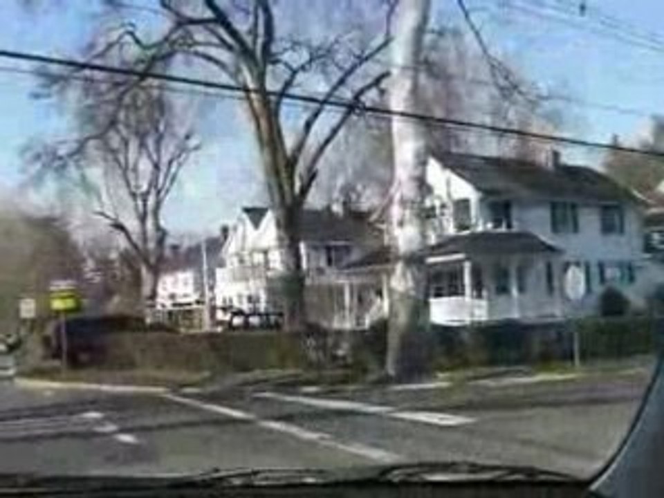 Connecticut: on rentre de la plage (des énormes maisons)