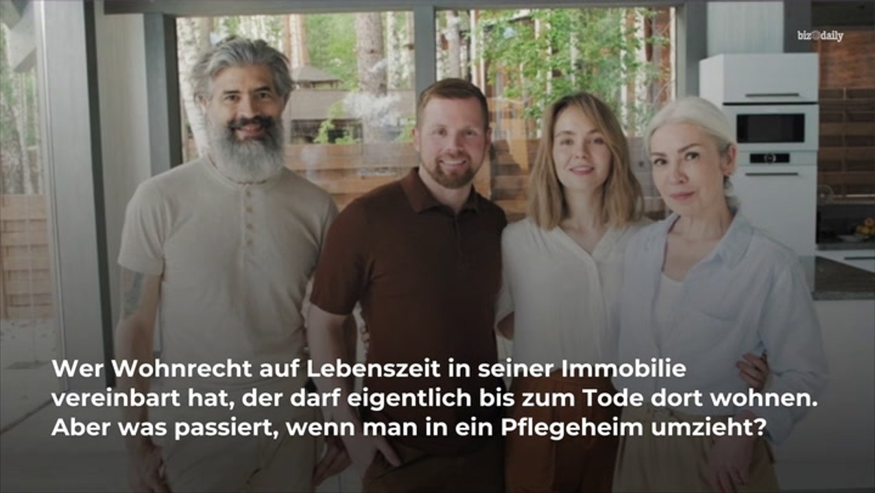 Wohnrecht auf Lebenszeit: Doch was passiert beim Umzug ins Pflegeheim?