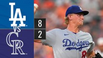 Resumen Dodgers de Los Ángeles vs Rockies de Colorado / MLB 27-09-2023