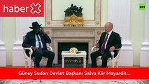 Güney Sudan Devlet Başkanı Salva Kiir Mayardit'in Moskova'da yaşadığı zor (Birinci Video)