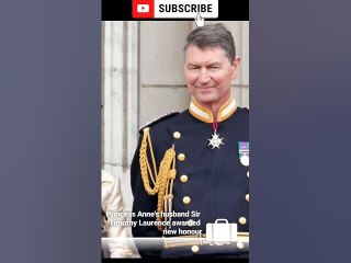 Princess Anne's husband Sir Timothy Laurence awarded new honour