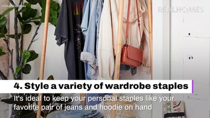 7 Ways To Make A Clothing Rack Look Good | Real Homes