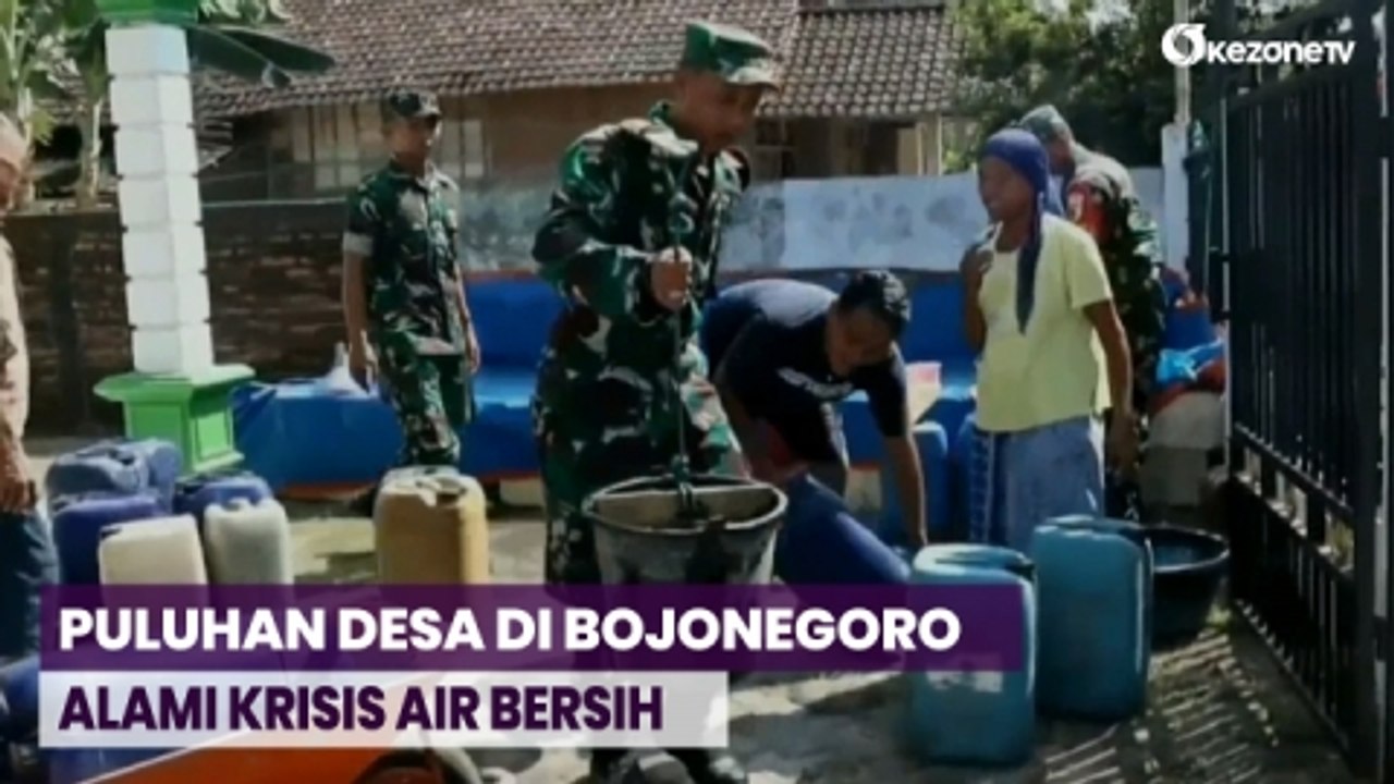 Puluhan Desa Di Bojonegoro Alami Krisis Air Bersih Akibat Fenomena El