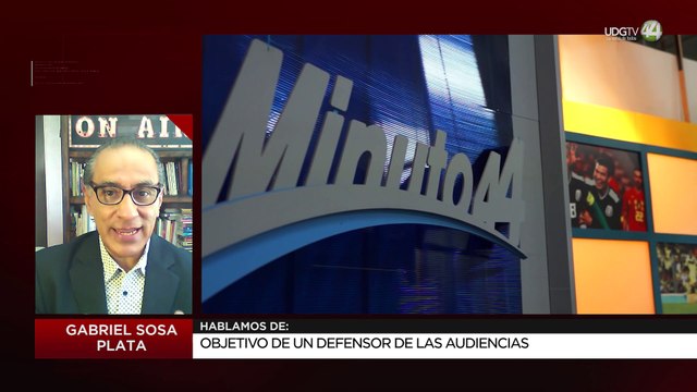 Objetivo de un defensor de las audiencias; Gabriel Sosa