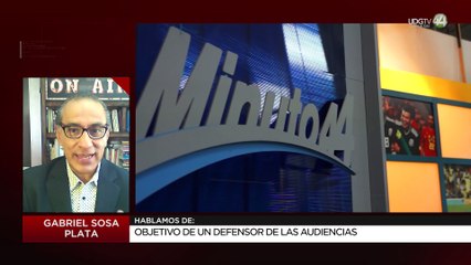 Objetivo de un defensor de las audiencias; Gabriel Sosa