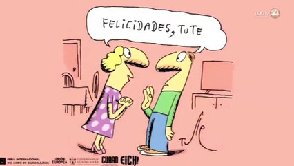 Tute' gana La Catrina, del Encuentro Internacional de Caricatura e Historieta de la FIL.