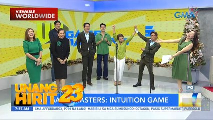 UH Game Masters- Intuition game with UH Barkada | Unang Hirit