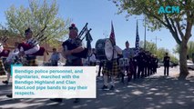 Bendigo marches for National Police Remembrance Day