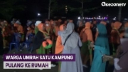 Warga Umrah Satu Kampung Pulang ke Jombang, Disambut Tangis Haru Keluarga