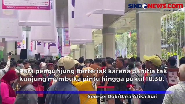 Antusiasme Pengunjung Pameran Tiket Murah KAI, Sempat Ricuh Teriak Minta Pintu Dibuka