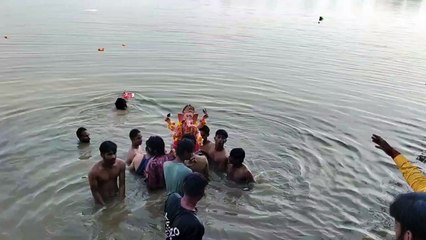 दस दिवसीय गणेश महोत्सव का प्रतिमाओं के विर्सजन के साथ समापन