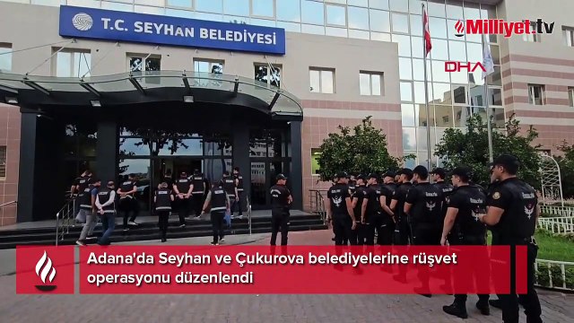 Seyhan ve Çukurova belediyelerine rüşvet operasyonu